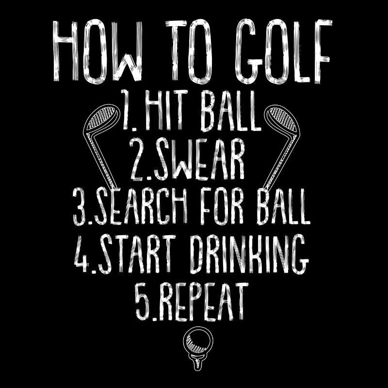 golf golfer golf club golfer gift idea