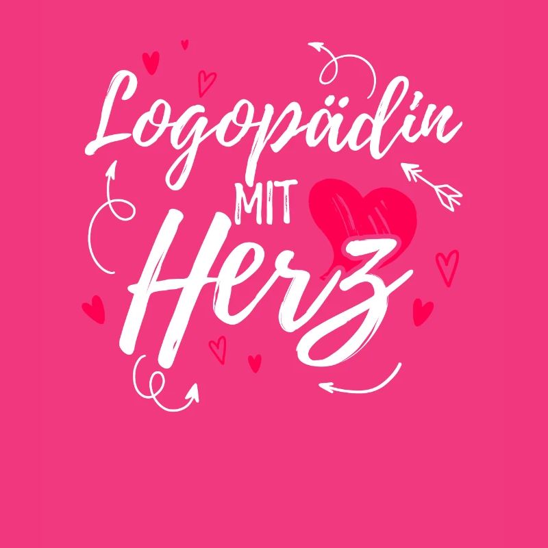 Logopädin mit Herz Geschenkidee