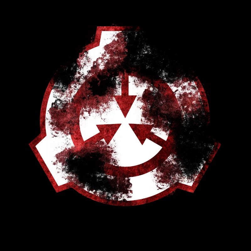 SCP symbol red decay