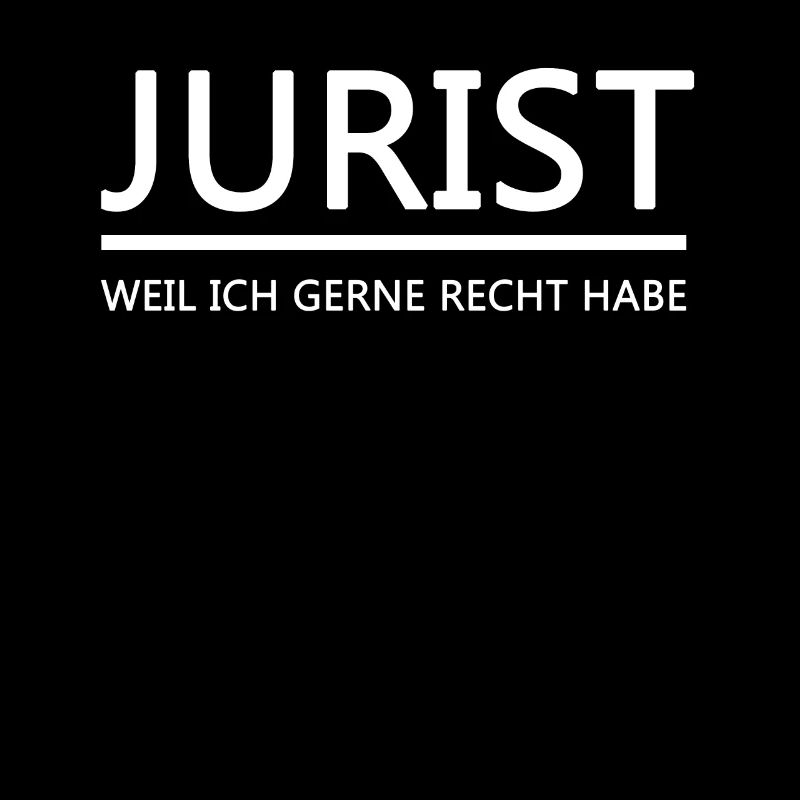 Jurist Spruch Geschenkidee