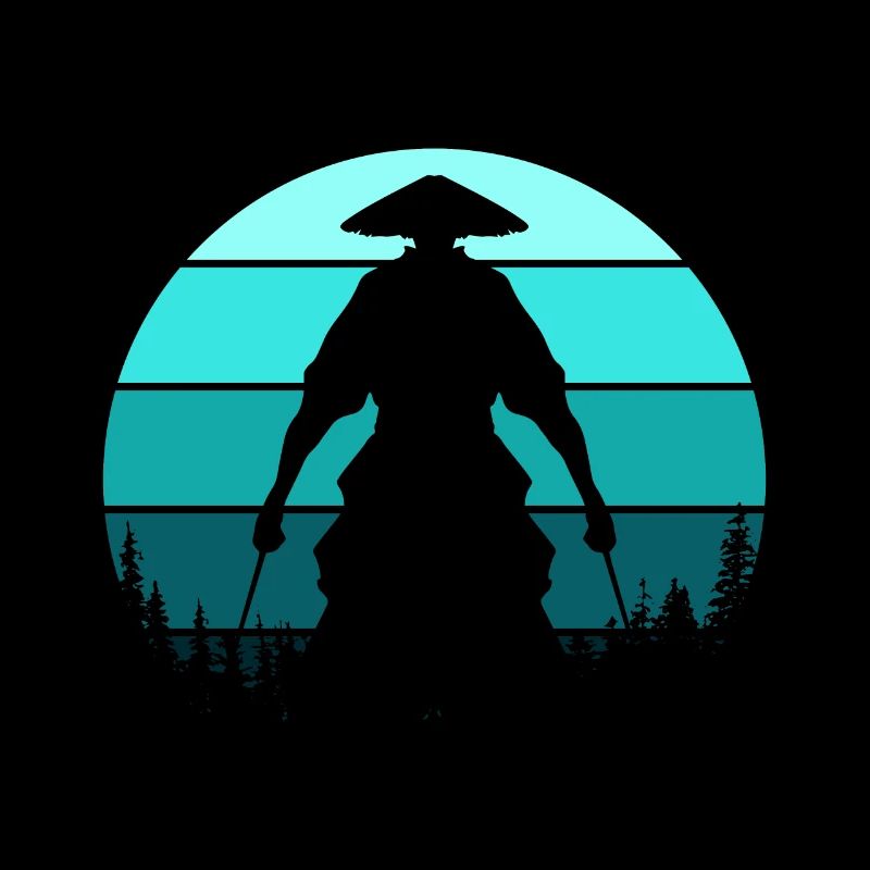 Samurai silhouette