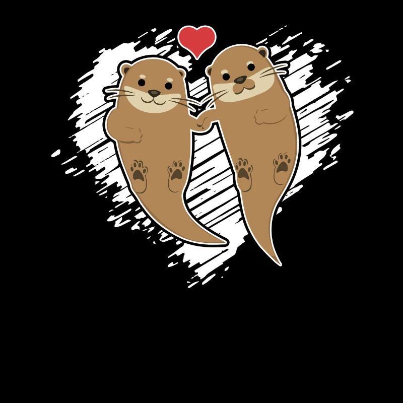 Otter Otters In Love