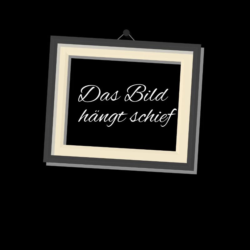 Das Bild hängt schief