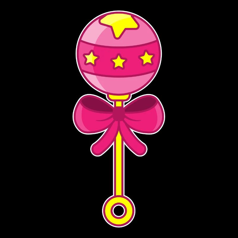 Hochet bébé rose