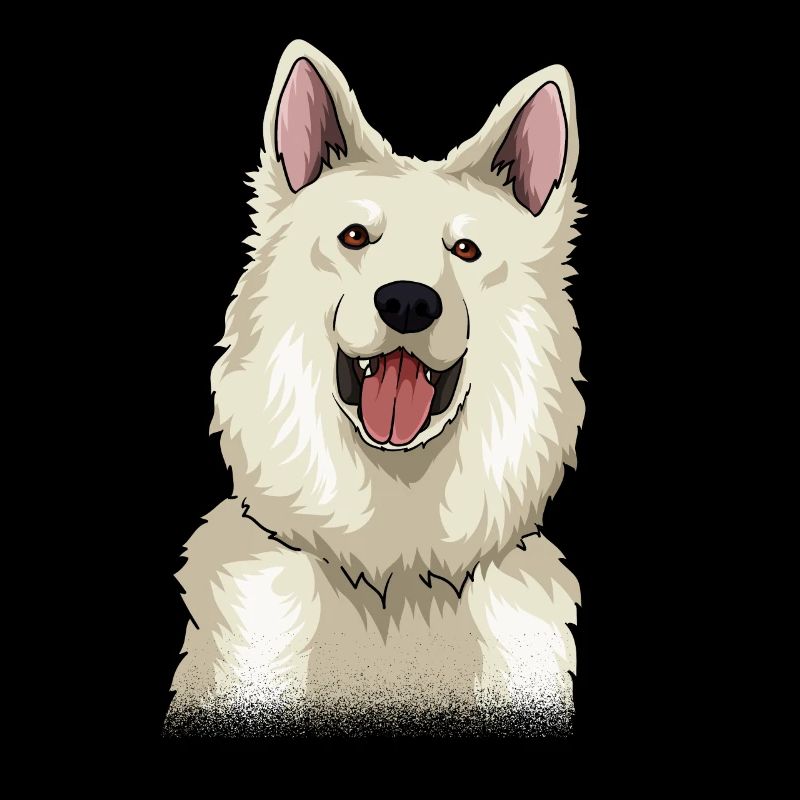 Weißer Schweizer Schäferhund Geschenk