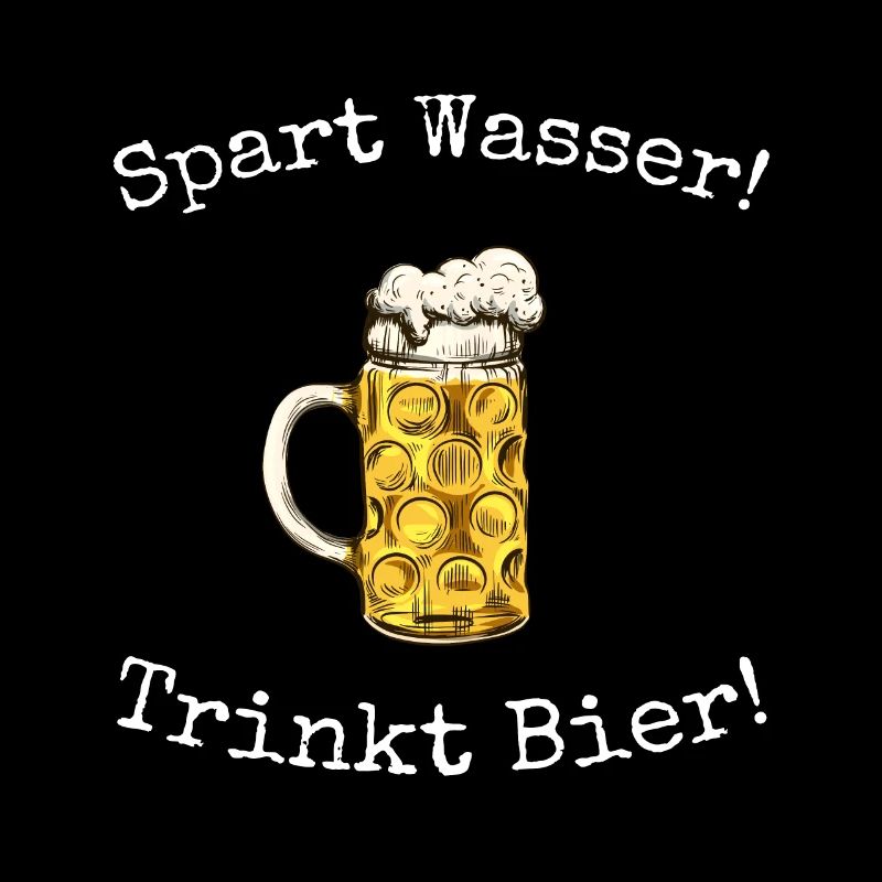 Spart Wasser! Trinkt Bier!