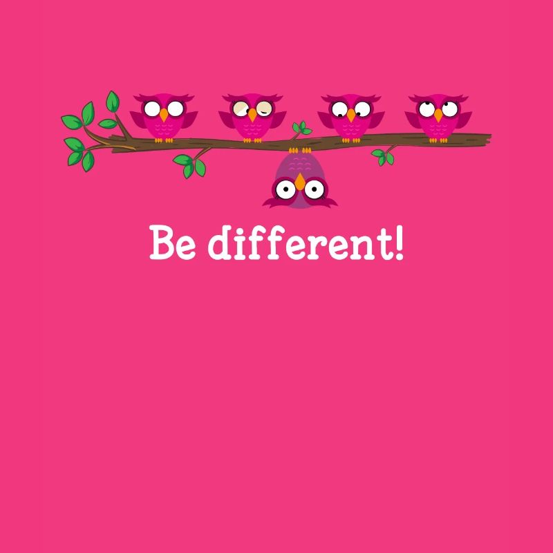 BE DIFFERENT Geschenkidee Anders Sprüche Geschenk