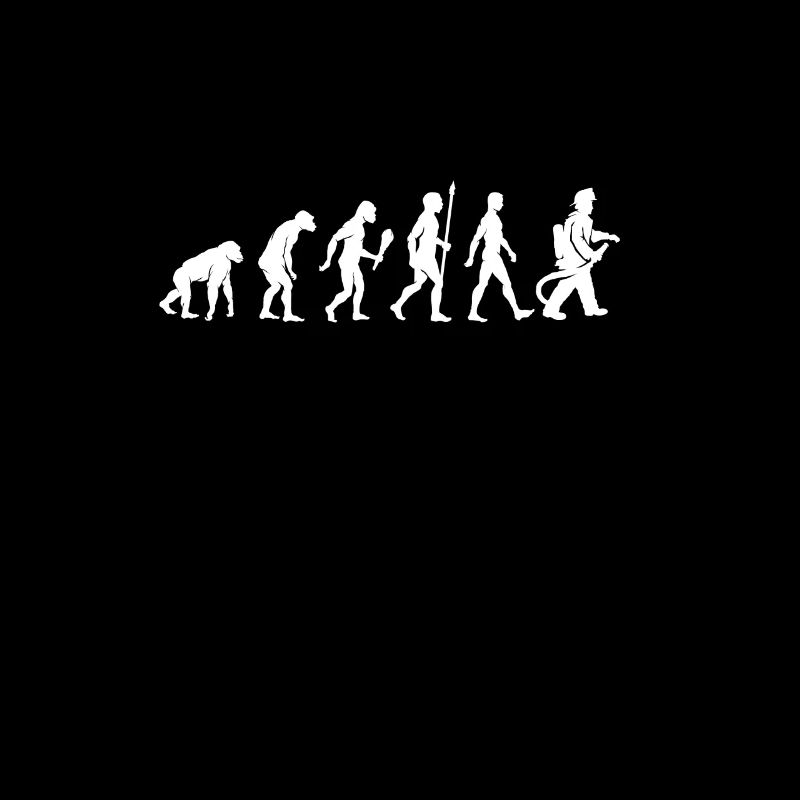Funny Fireman Evolution Firefighter Gift Idea