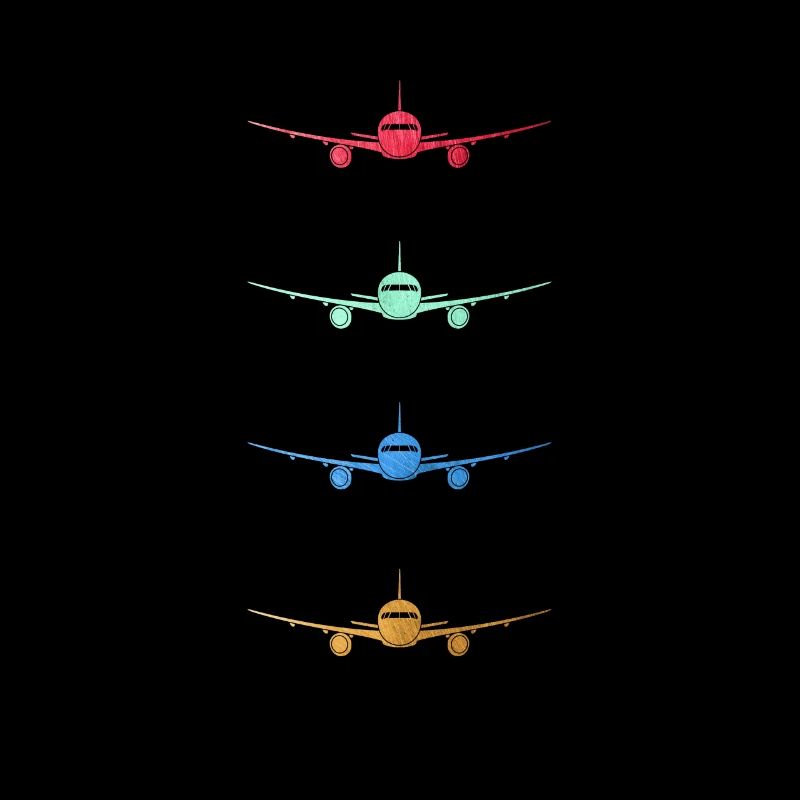 Vintage Flugzeuge Pilot Luftfahrt Piloten Motiv