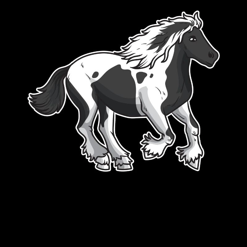 Irish Cob Pferd Geschenkidee