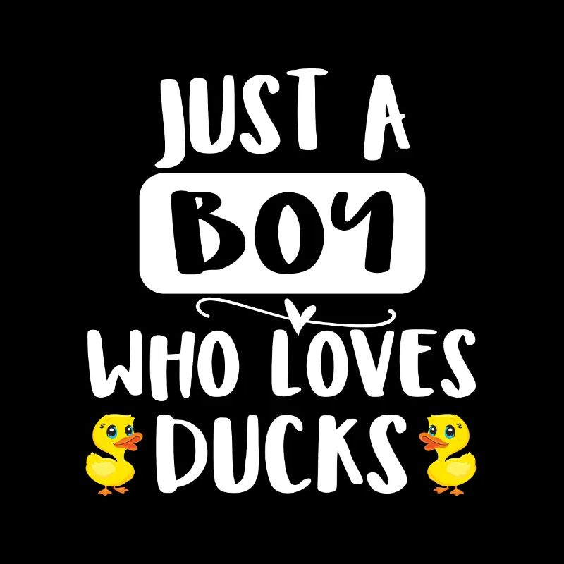 just a boy who loves ducks