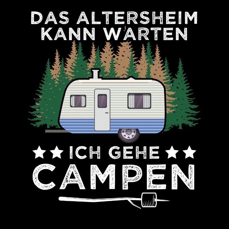Camping Opa Wohnwagen Womo Geschenk