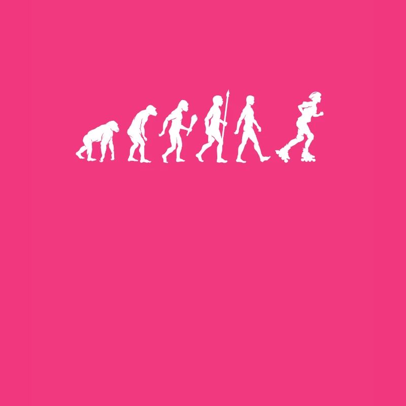 Inline Skating Evolution Skater Geschenkidee