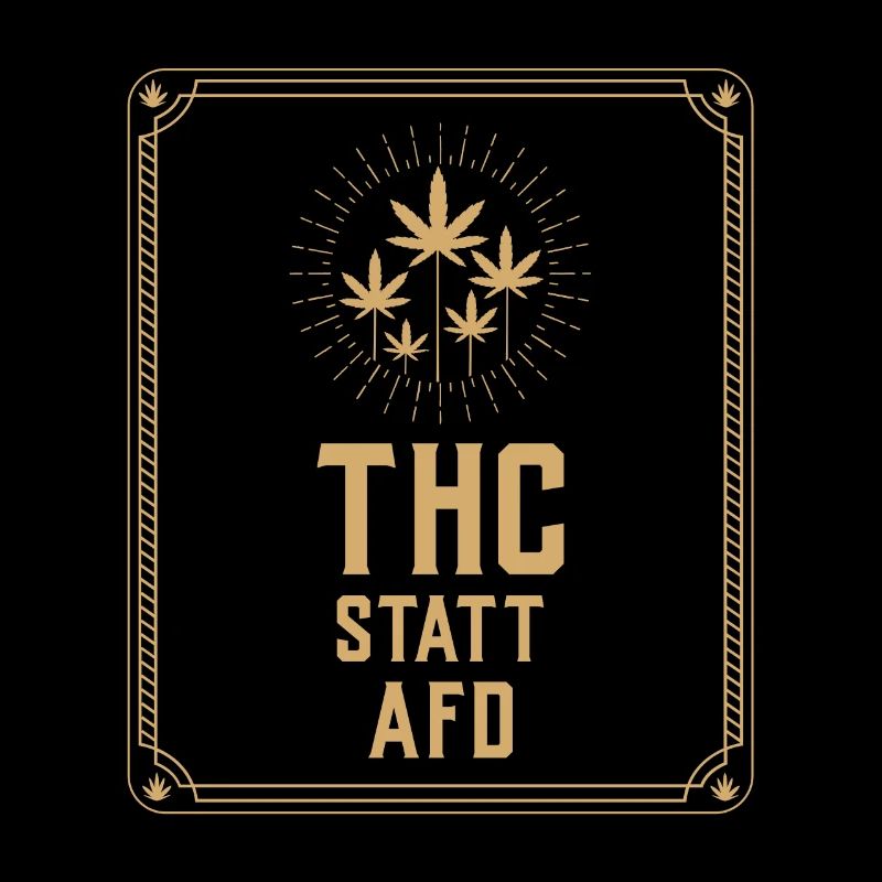 THC statt AFD - Anti-AFD Spruch