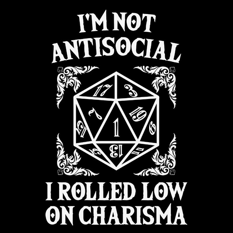 Dungeons Dice RPG Antisocial Game Tabletop Gamer