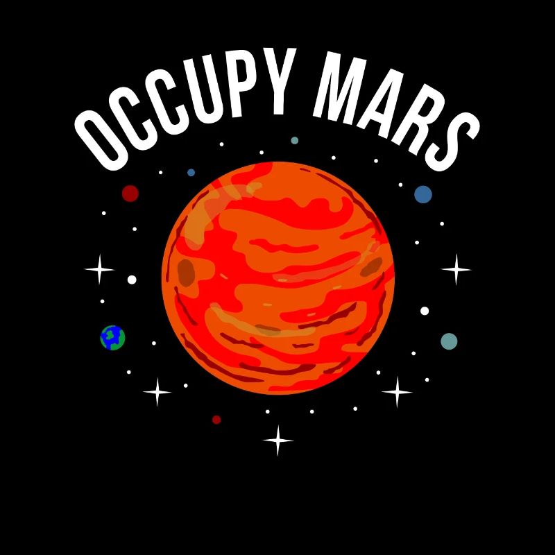 Besetzen Sie Mars Nasa Astrologie Raumfahrt Spaß