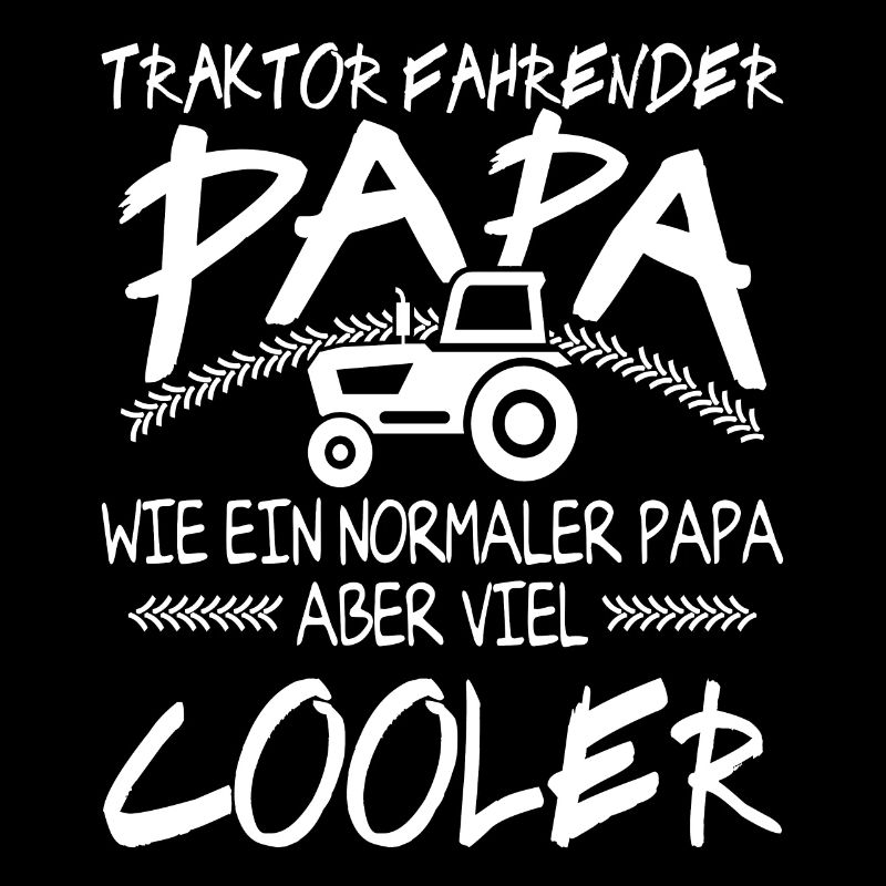 Traktor fahrender Papa