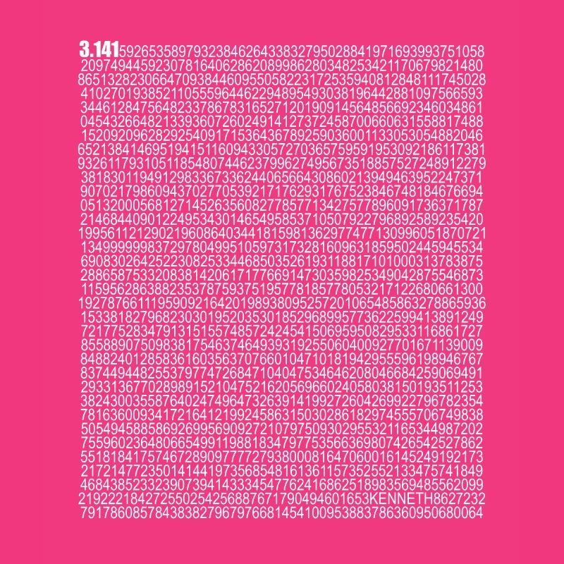 Maths drôle Maths Geek Pi Maxwell