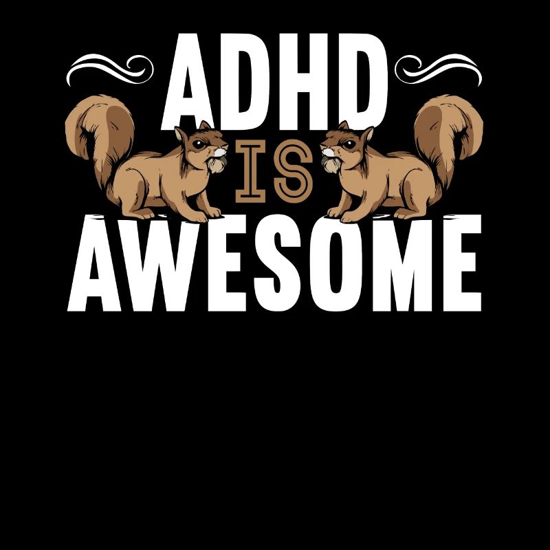 ADHD Eichhörnchen Umarmung Neurodiversity