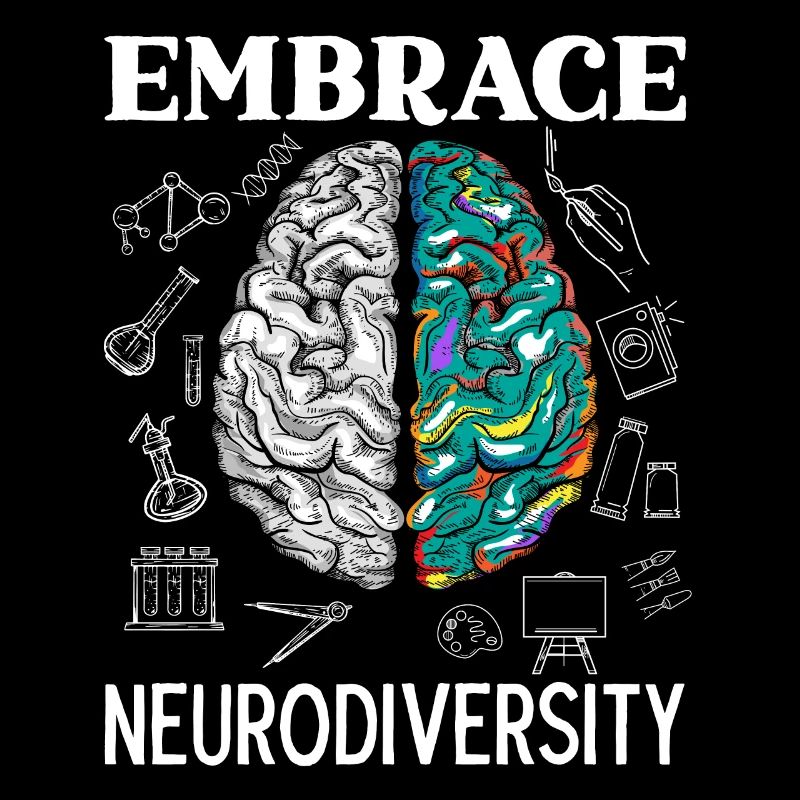 Umarmung Neurodiversität ADHD Awareness Hyperfocus