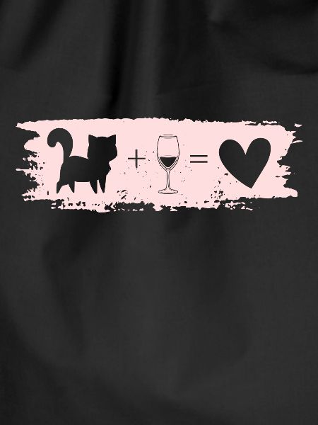 Cat Wine Heart