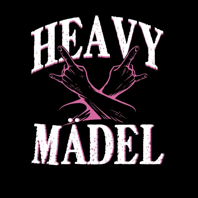 Heavy Mädel Metal Geschenk
