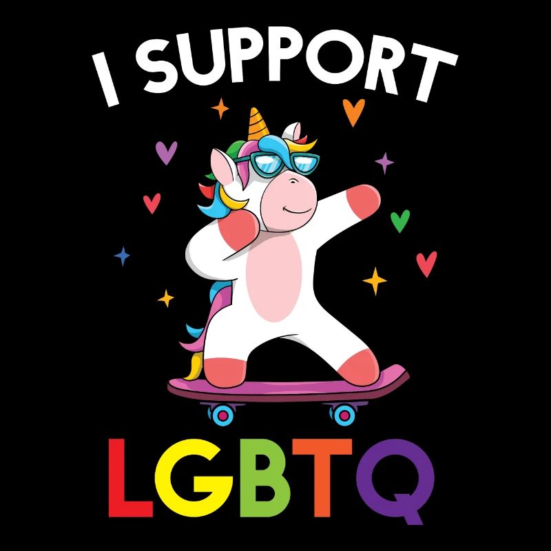 I Support LGBTQ Licorne