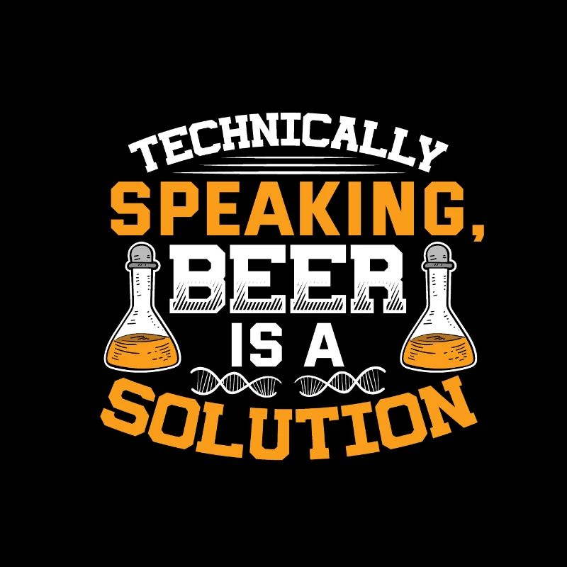 Beer Is A Solution Funny beer drinking