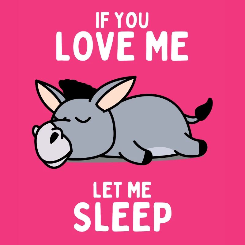 Sleeping Donkey Funny Gift