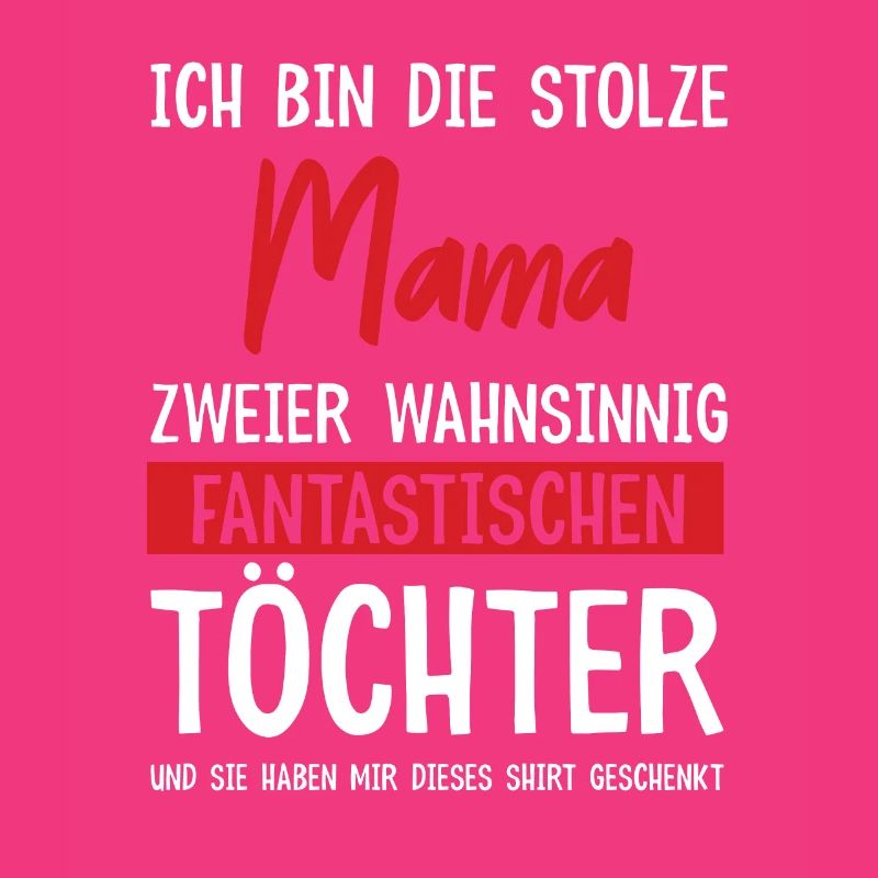 Stolze Mutter von 2 Kindern Muttertagsgeschenk