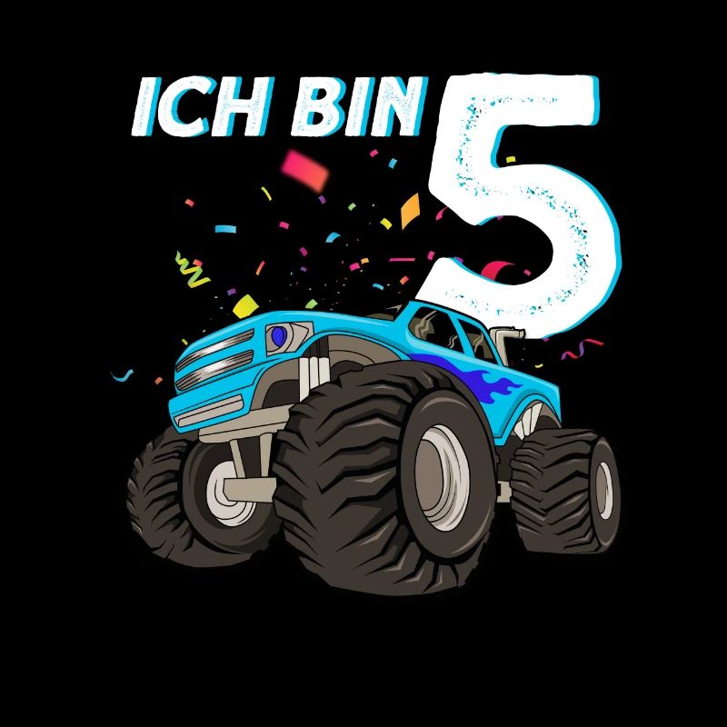 Monstertruck 5.Geburtstag 5 Jahre Geschenk