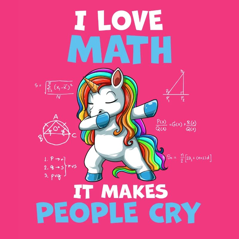 J’adore les maths de maths Licorne