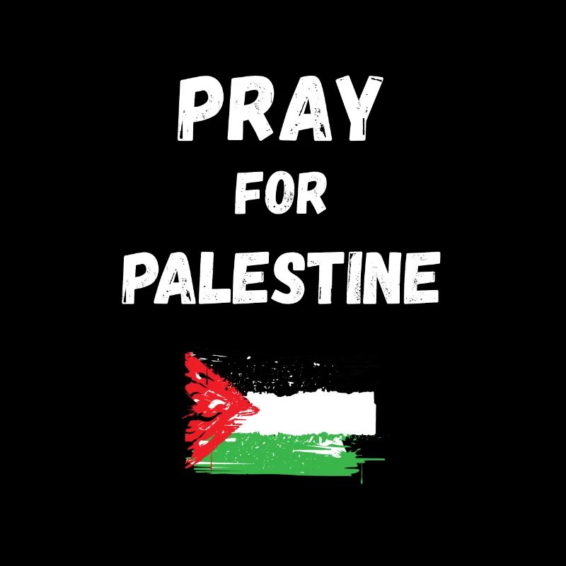 pray for Palestine - drapeu palestine
