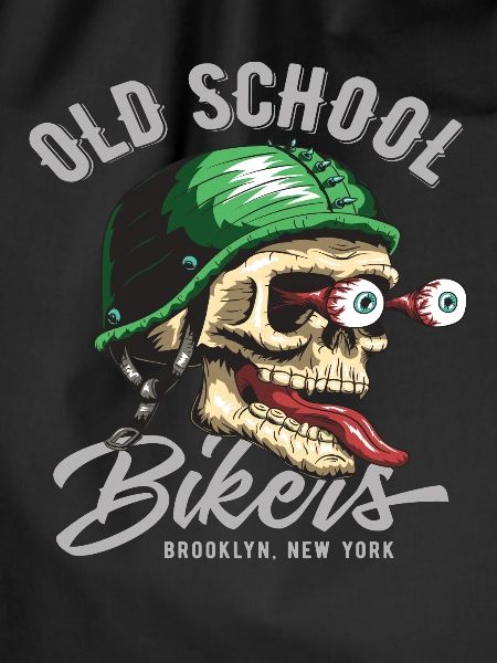 Oldschool Biker cool biker