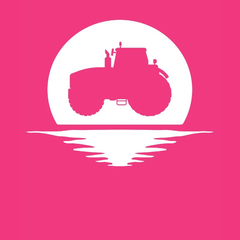 Traktor Bauer Trecker Bauernhof Logo