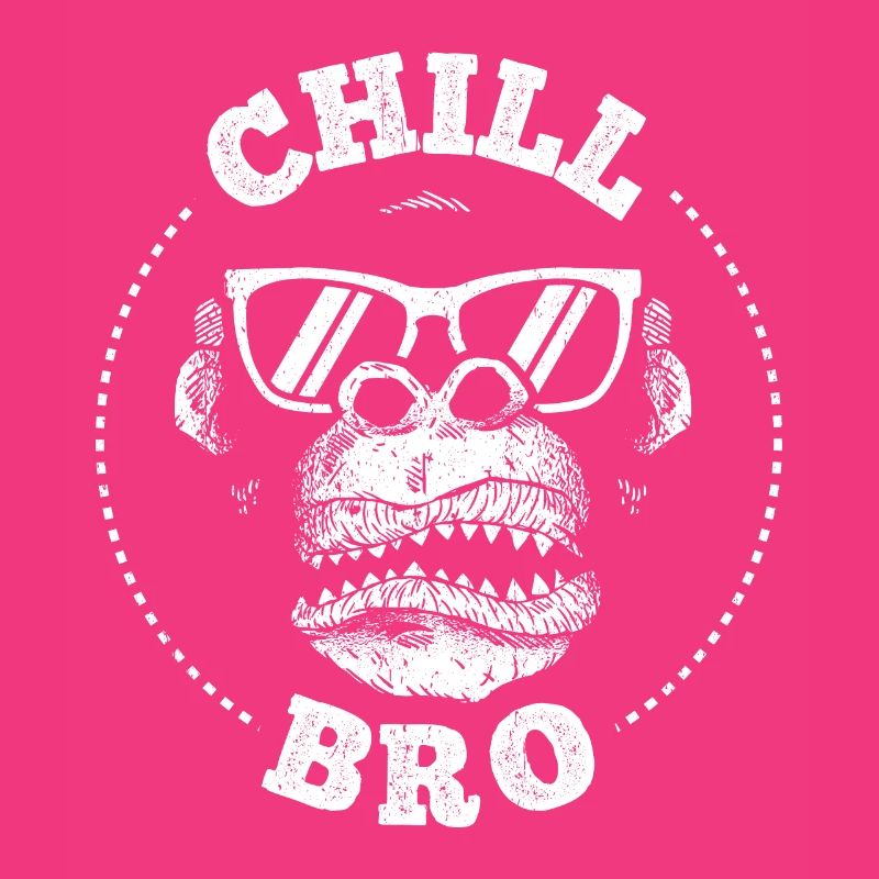 Chill Bro - Cooler Affe mit Sonnebrille Geschenkid