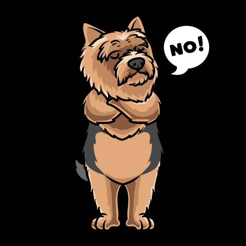 Stubborn Norwich Terrier