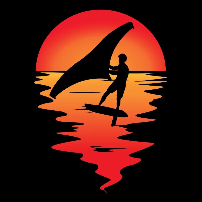 Wing Foiling Surf Surfing Surfer