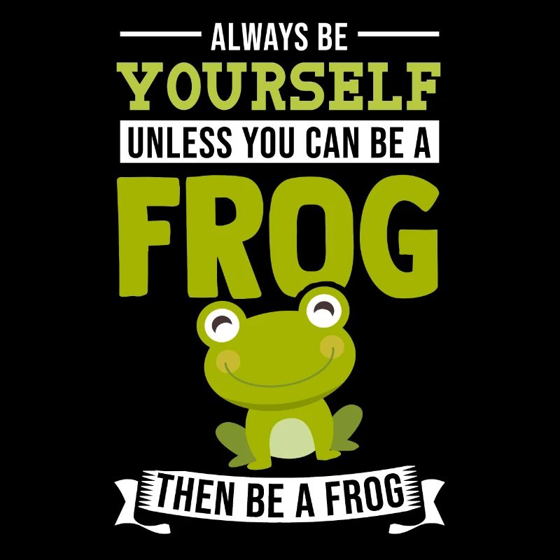 Frosch Tshirt Kröte Kaulquappe Laubfrosch Frog