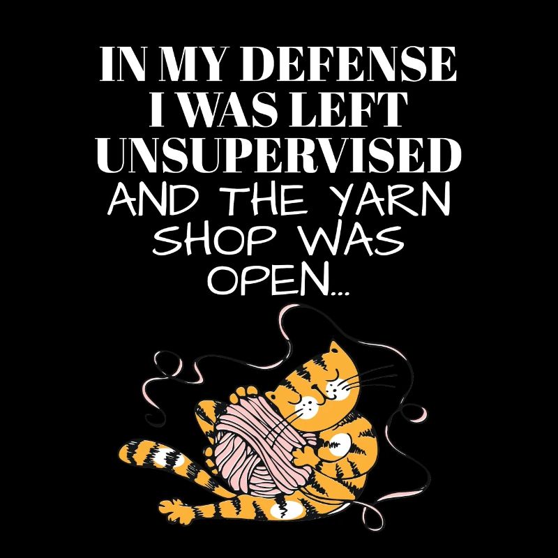 Left Unsupervised and Yarn Shop Open Knitting