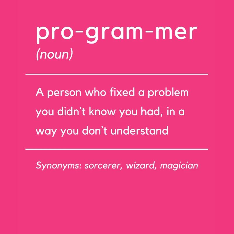 Programmer Definition Computer Entwickler Software