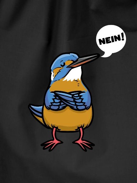 Sturer Eisvogel