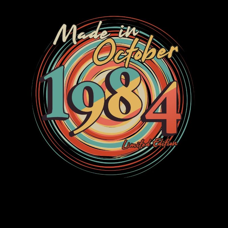 Né octobre 1984 Limité Rétro
