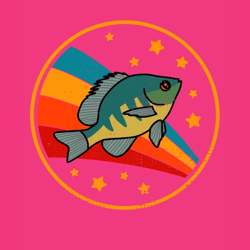 Poisson-lune dans l'espace pour les pêcheurs
