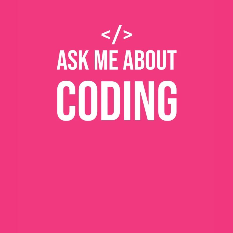 Drôle de programmeur disant Coding Informatik IT