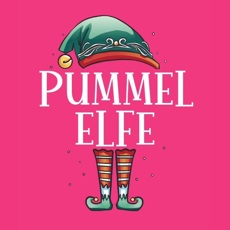 Weihnachten Partnerkostüm Pummel Elf Elfe Elfen