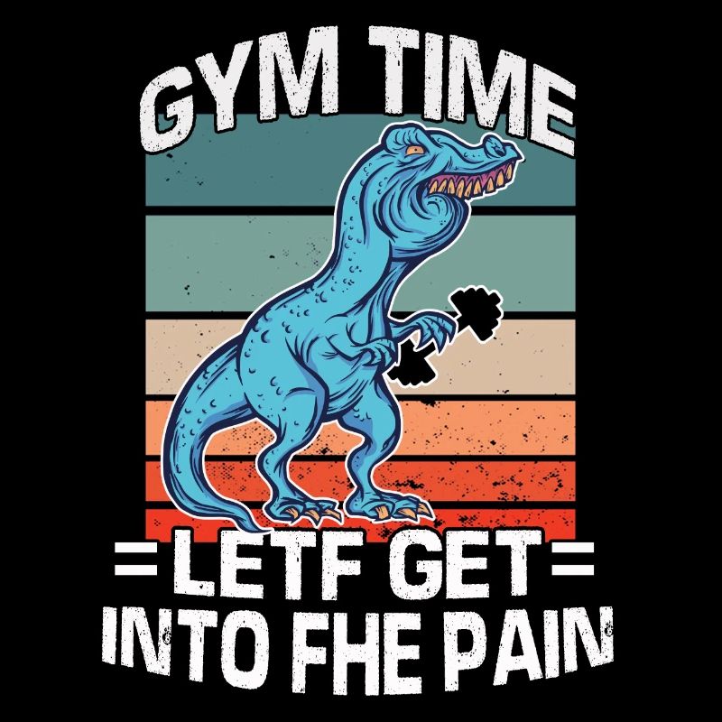 T-Rex Speech Defect Athlète Fitness Musculation