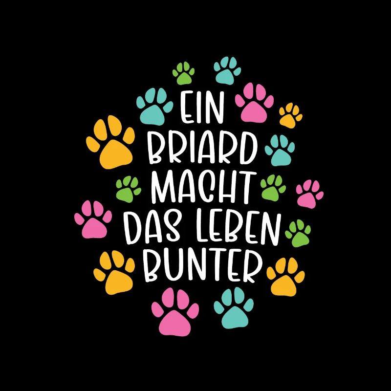 Briard machen Leben bunter Hund
