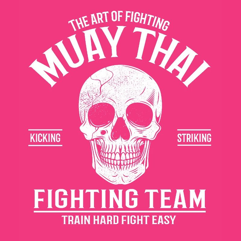 Muay Thai Schädel-Kampf-Team