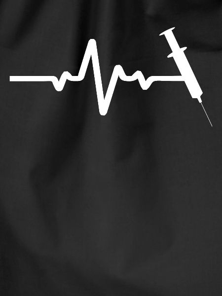 Spritze Auf EKG Linie
